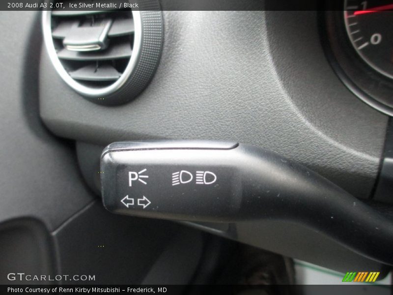 Ice Silver Metallic / Black 2008 Audi A3 2.0T