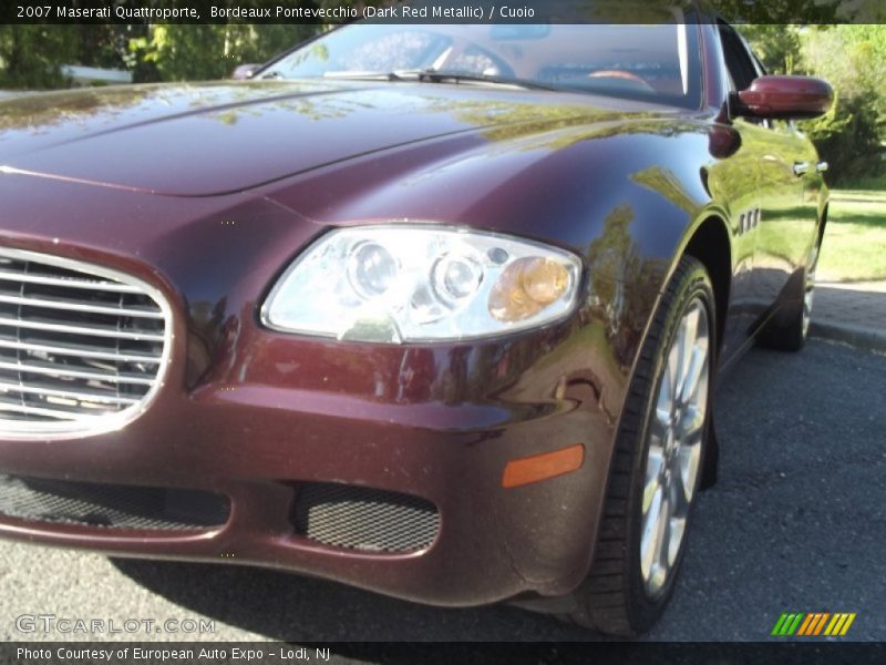 Bordeaux Pontevecchio (Dark Red Metallic) / Cuoio 2007 Maserati Quattroporte