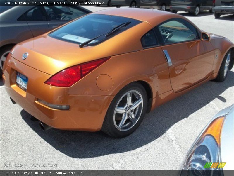 Le Mans Sunset / Carbon Black 2003 Nissan 350Z Coupe