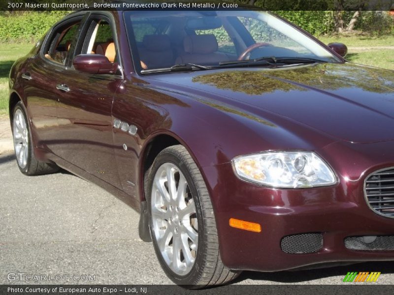 Bordeaux Pontevecchio (Dark Red Metallic) / Cuoio 2007 Maserati Quattroporte