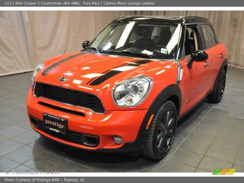 Pure Red / Carbon Black Lounge Leather 2011 Mini Cooper S Countryman All4 AWD