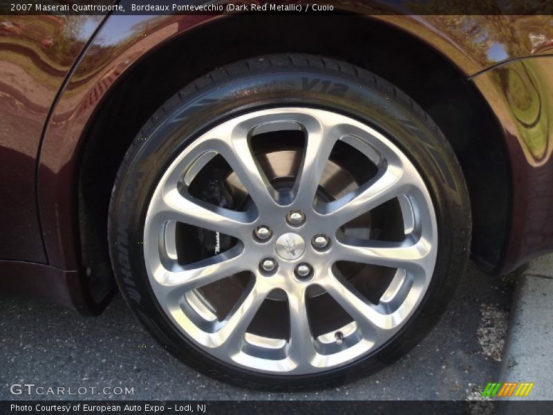 Bordeaux Pontevecchio (Dark Red Metallic) / Cuoio 2007 Maserati Quattroporte