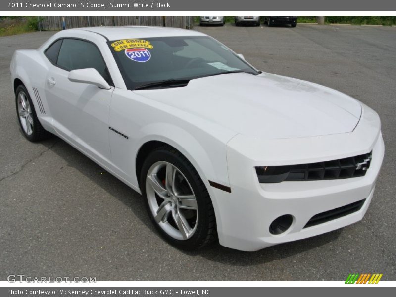 Summit White / Black 2011 Chevrolet Camaro LS Coupe