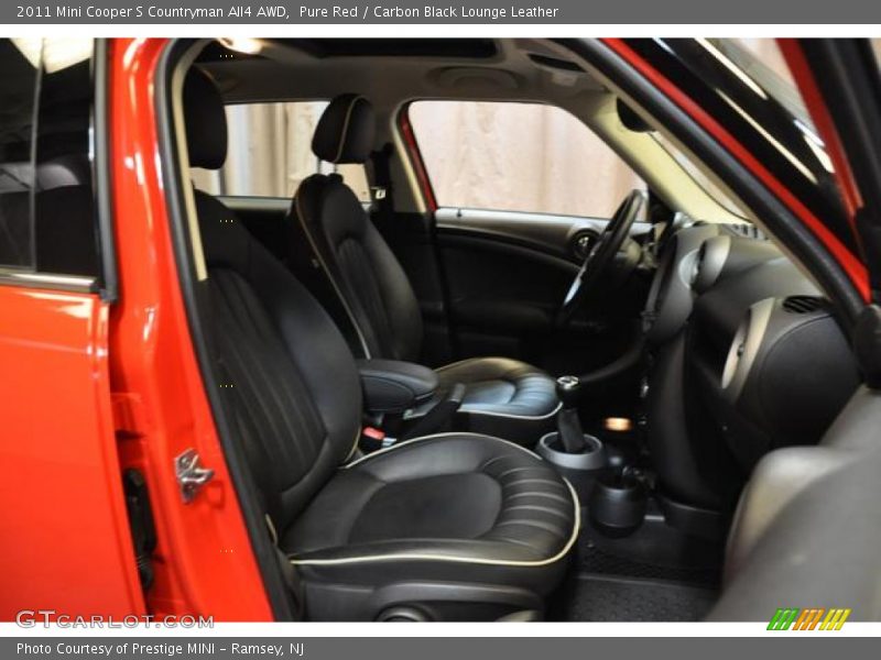 Pure Red / Carbon Black Lounge Leather 2011 Mini Cooper S Countryman All4 AWD