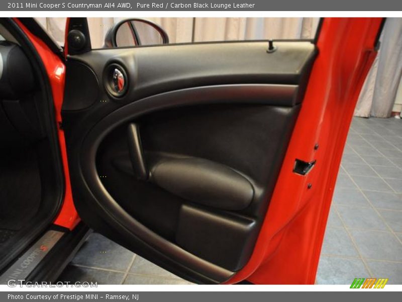 Pure Red / Carbon Black Lounge Leather 2011 Mini Cooper S Countryman All4 AWD