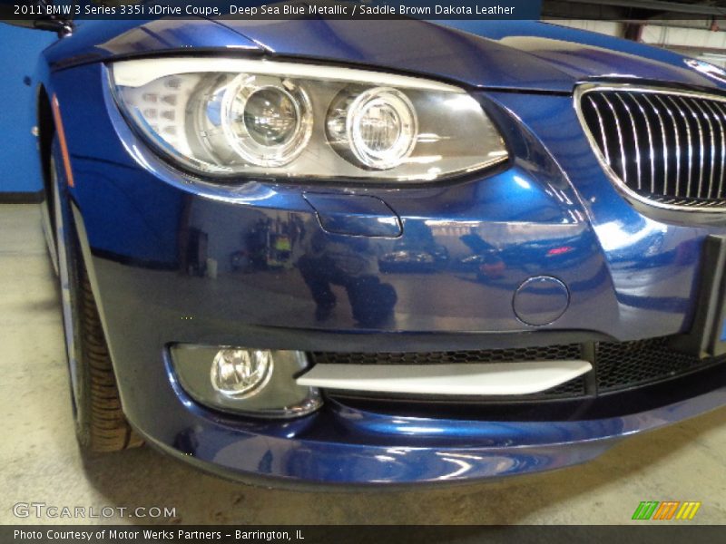 Deep Sea Blue Metallic / Saddle Brown Dakota Leather 2011 BMW 3 Series 335i xDrive Coupe