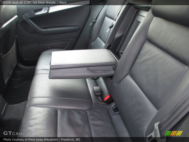 Ice Silver Metallic / Black 2008 Audi A3 2.0T
