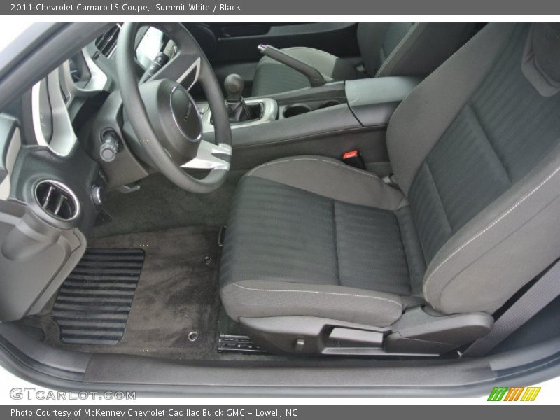 Summit White / Black 2011 Chevrolet Camaro LS Coupe