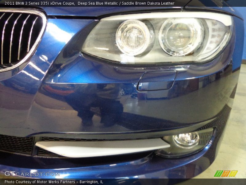 Deep Sea Blue Metallic / Saddle Brown Dakota Leather 2011 BMW 3 Series 335i xDrive Coupe