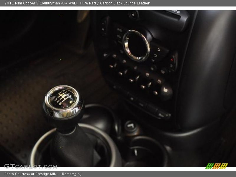 Pure Red / Carbon Black Lounge Leather 2011 Mini Cooper S Countryman All4 AWD