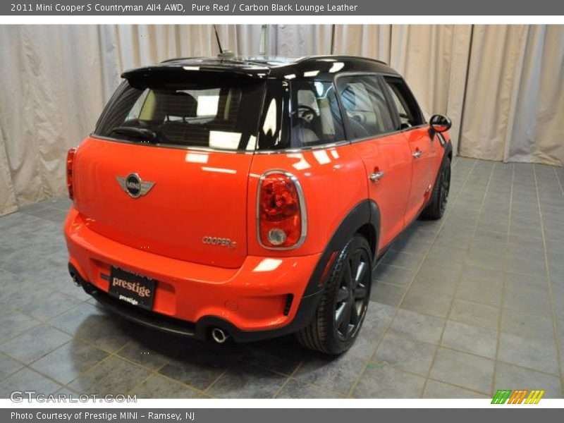 Pure Red / Carbon Black Lounge Leather 2011 Mini Cooper S Countryman All4 AWD