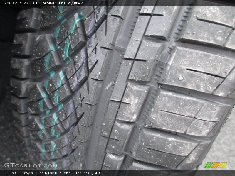 Ice Silver Metallic / Black 2008 Audi A3 2.0T
