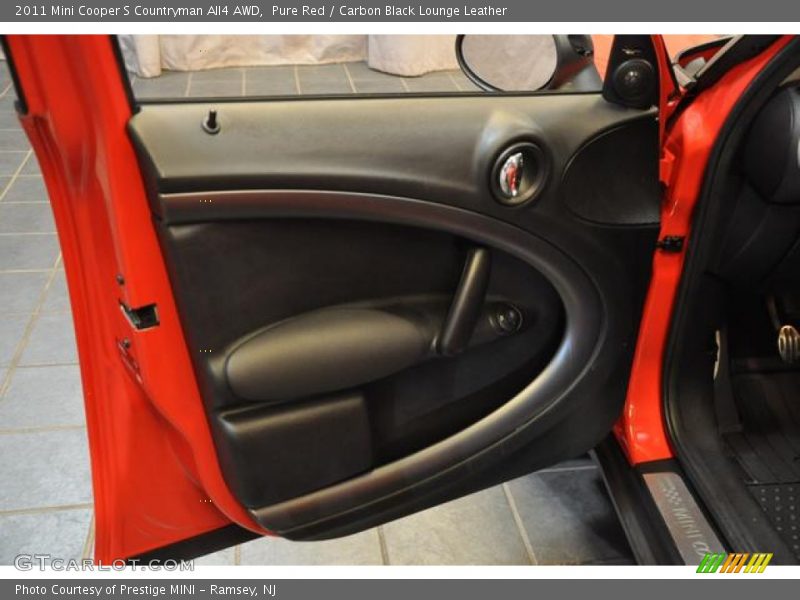 Pure Red / Carbon Black Lounge Leather 2011 Mini Cooper S Countryman All4 AWD