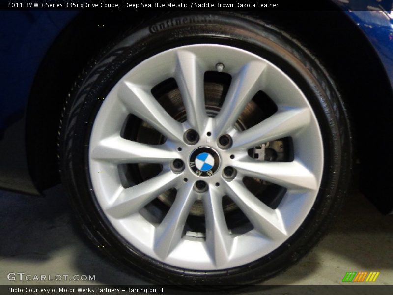 Deep Sea Blue Metallic / Saddle Brown Dakota Leather 2011 BMW 3 Series 335i xDrive Coupe