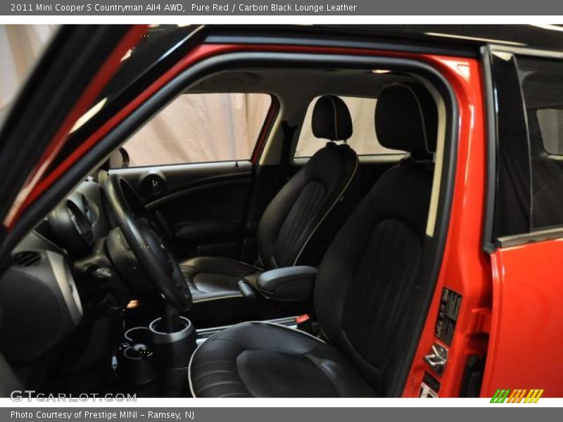 Pure Red / Carbon Black Lounge Leather 2011 Mini Cooper S Countryman All4 AWD
