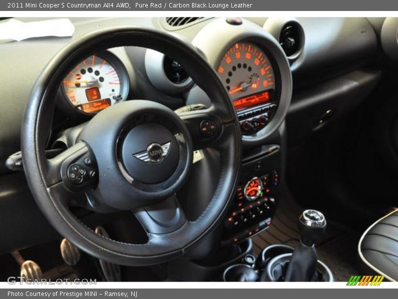 Pure Red / Carbon Black Lounge Leather 2011 Mini Cooper S Countryman All4 AWD