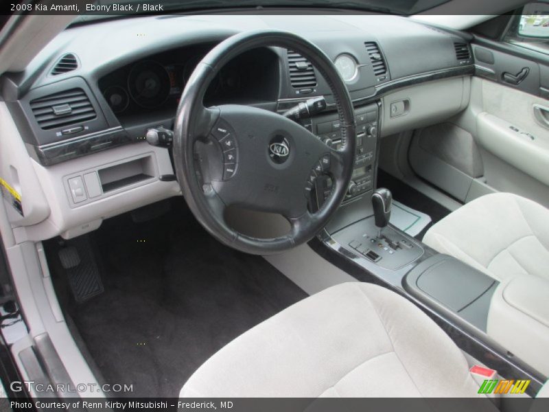 Ebony Black / Black 2008 Kia Amanti