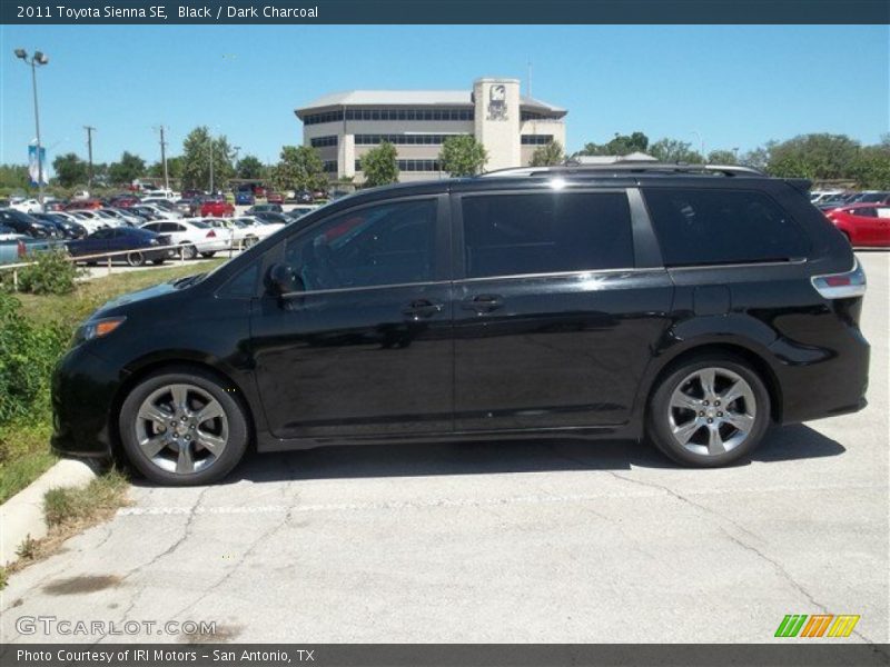 Black / Dark Charcoal 2011 Toyota Sienna SE