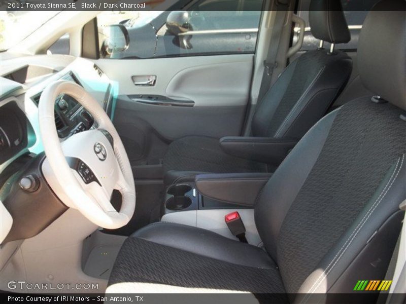 Black / Dark Charcoal 2011 Toyota Sienna SE