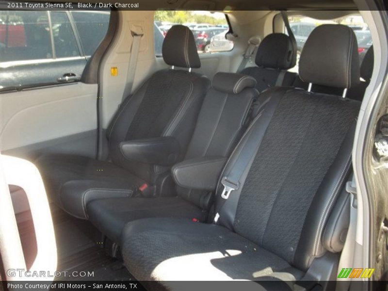 Black / Dark Charcoal 2011 Toyota Sienna SE