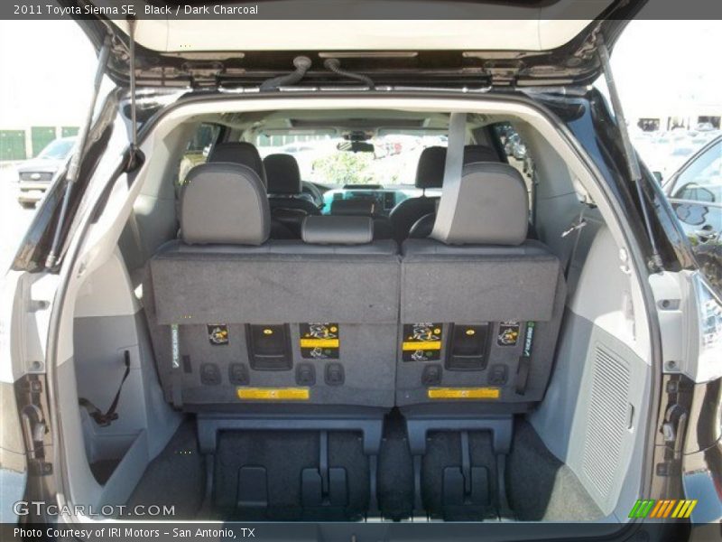 Black / Dark Charcoal 2011 Toyota Sienna SE