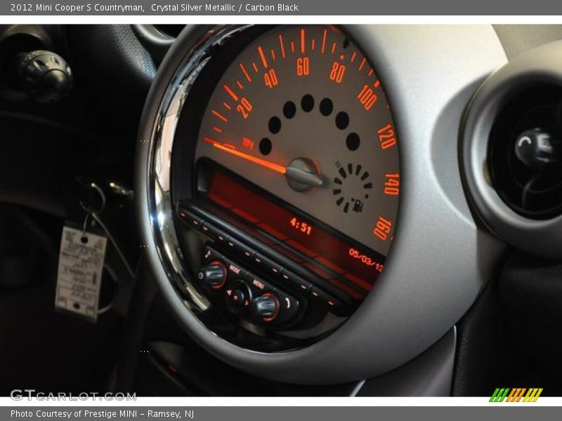Crystal Silver Metallic / Carbon Black 2012 Mini Cooper S Countryman