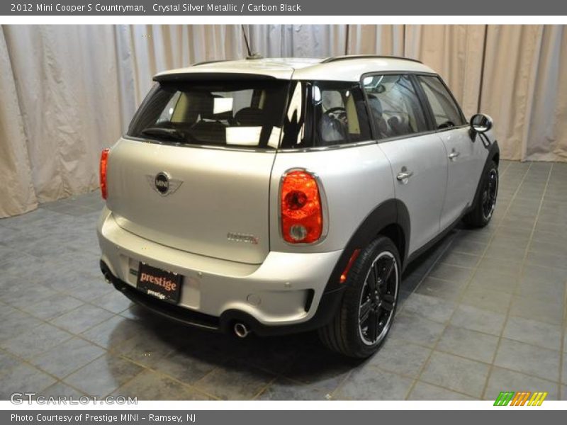 Crystal Silver Metallic / Carbon Black 2012 Mini Cooper S Countryman