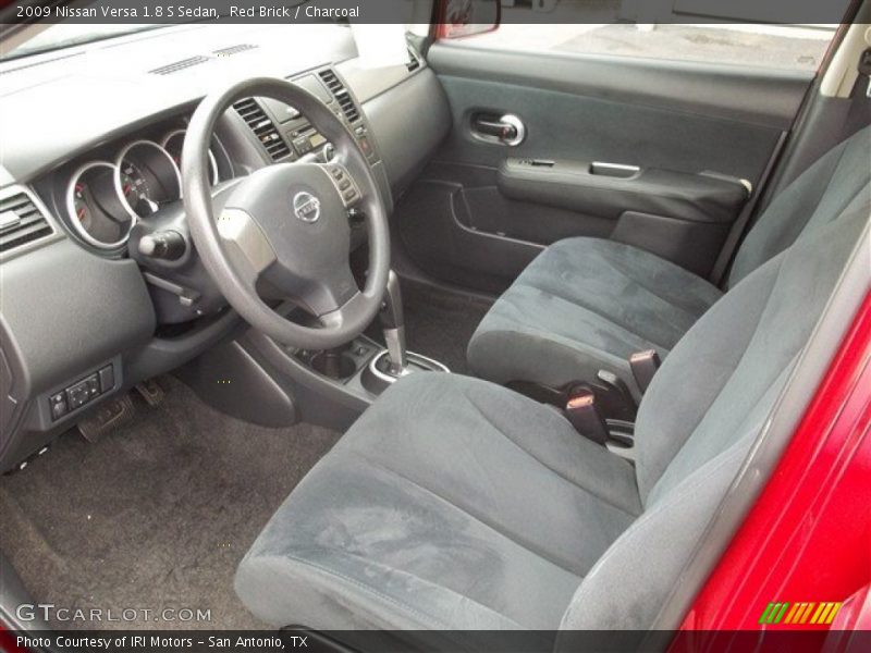 Red Brick / Charcoal 2009 Nissan Versa 1.8 S Sedan