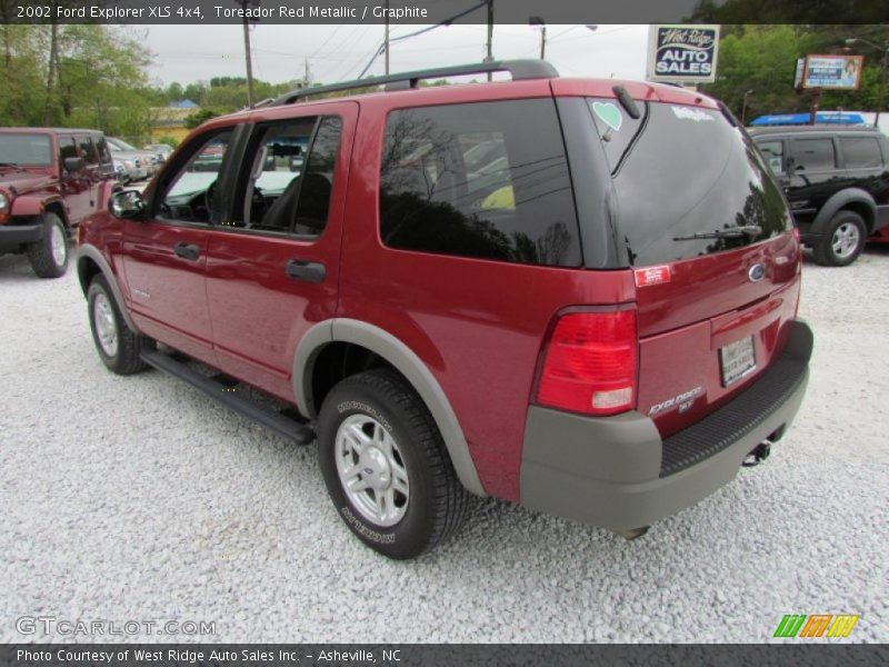 Toreador Red Metallic / Graphite 2002 Ford Explorer XLS 4x4