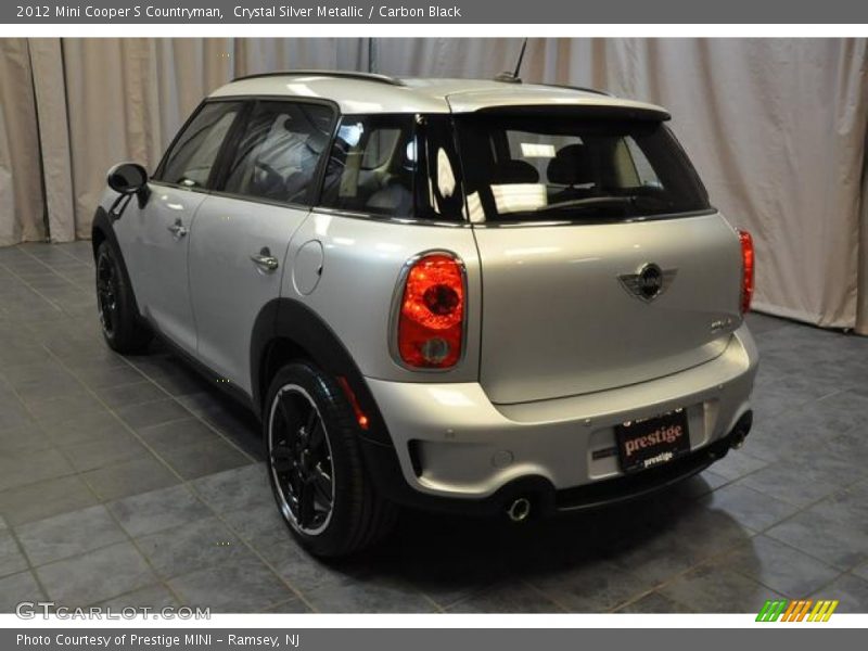 Crystal Silver Metallic / Carbon Black 2012 Mini Cooper S Countryman