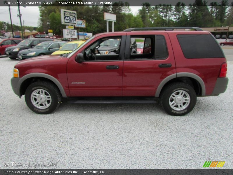 Toreador Red Metallic / Graphite 2002 Ford Explorer XLS 4x4
