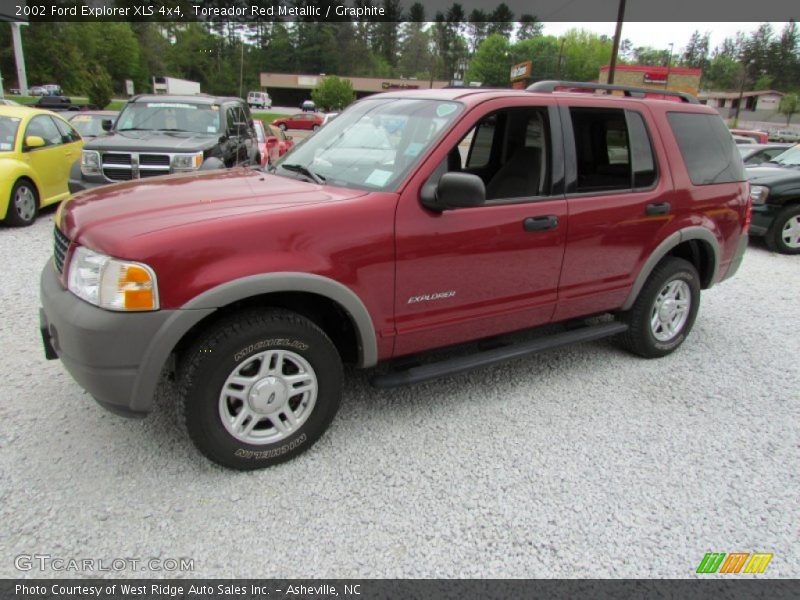 Toreador Red Metallic / Graphite 2002 Ford Explorer XLS 4x4