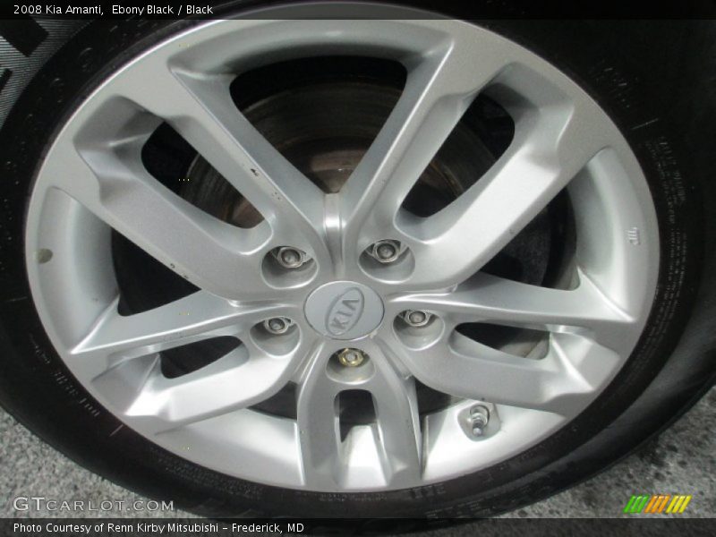 Ebony Black / Black 2008 Kia Amanti