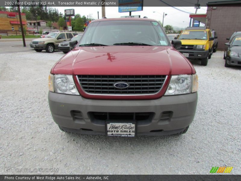 Toreador Red Metallic / Graphite 2002 Ford Explorer XLS 4x4