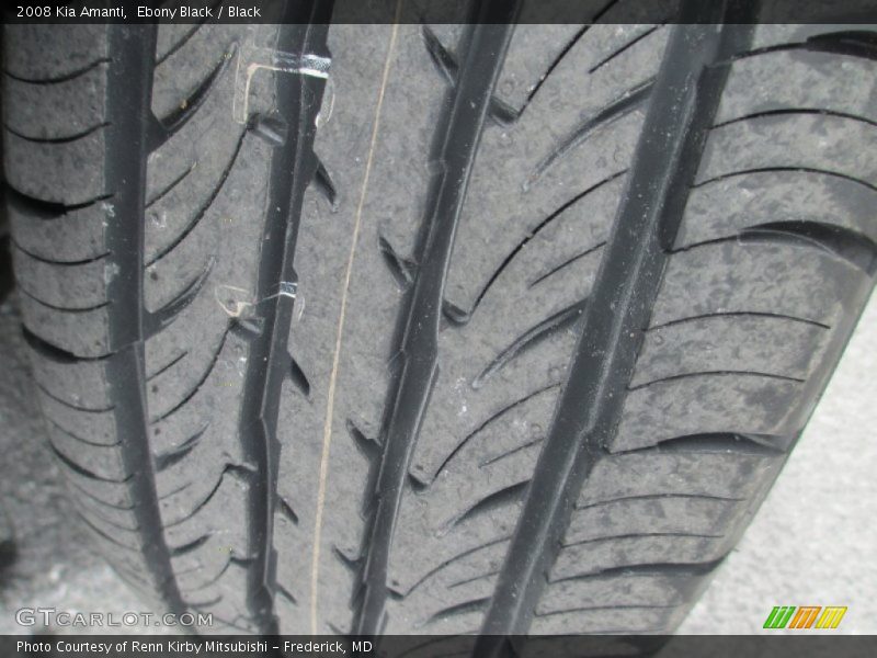 Ebony Black / Black 2008 Kia Amanti