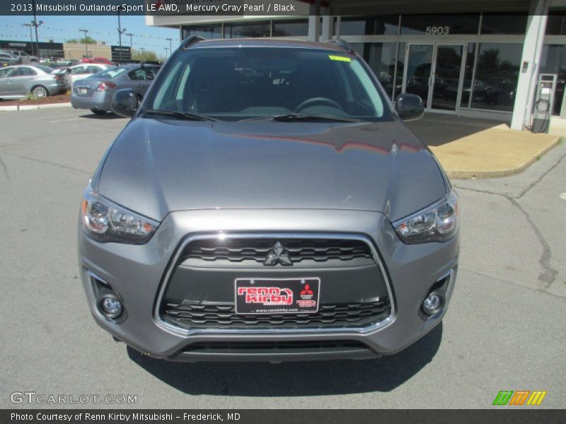 Mercury Gray Pearl / Black 2013 Mitsubishi Outlander Sport LE AWD