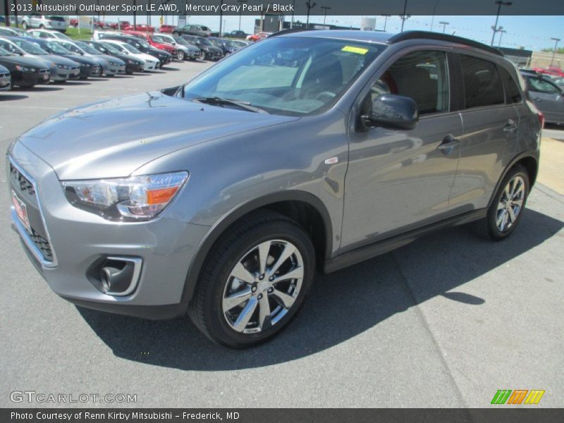Mercury Gray Pearl / Black 2013 Mitsubishi Outlander Sport LE AWD