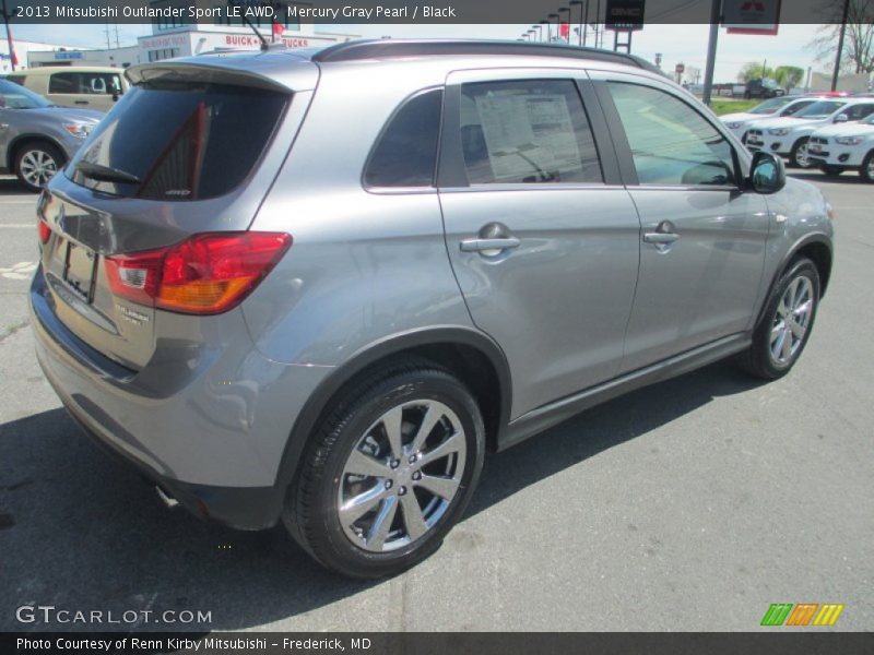 Mercury Gray Pearl / Black 2013 Mitsubishi Outlander Sport LE AWD