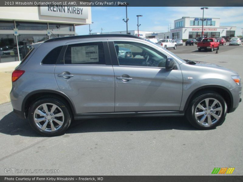 Mercury Gray Pearl / Black 2013 Mitsubishi Outlander Sport LE AWD