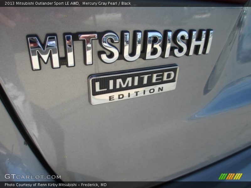 Mercury Gray Pearl / Black 2013 Mitsubishi Outlander Sport LE AWD