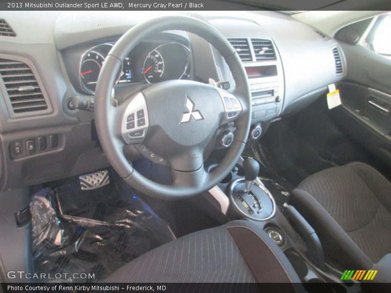 Mercury Gray Pearl / Black 2013 Mitsubishi Outlander Sport LE AWD