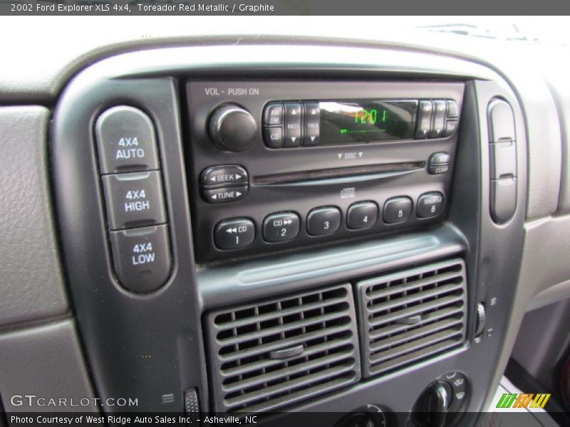 Controls of 2002 Explorer XLS 4x4