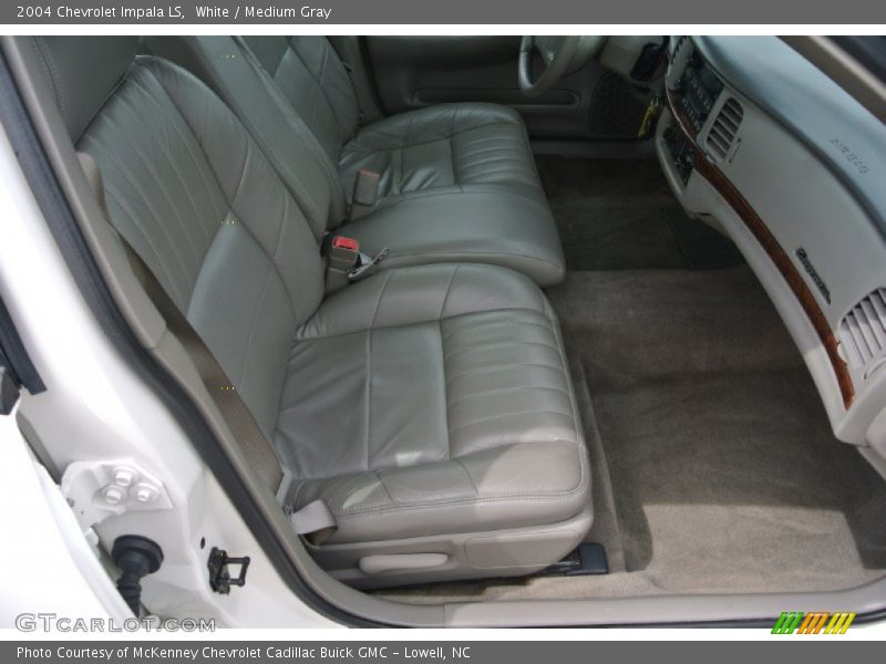 White / Medium Gray 2004 Chevrolet Impala LS