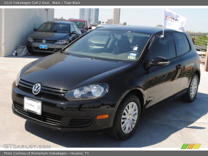 Black / Titan Black 2010 Volkswagen Golf 2 Door