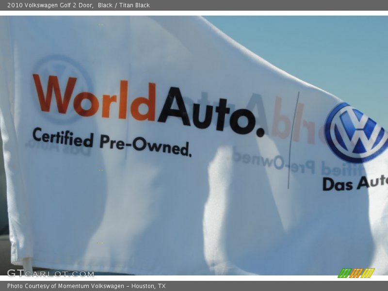 Black / Titan Black 2010 Volkswagen Golf 2 Door