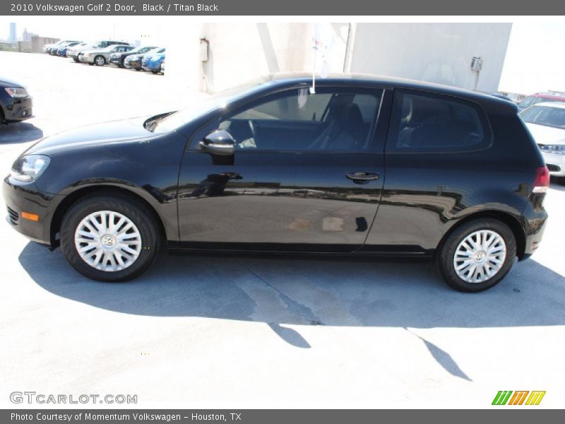 Black / Titan Black 2010 Volkswagen Golf 2 Door