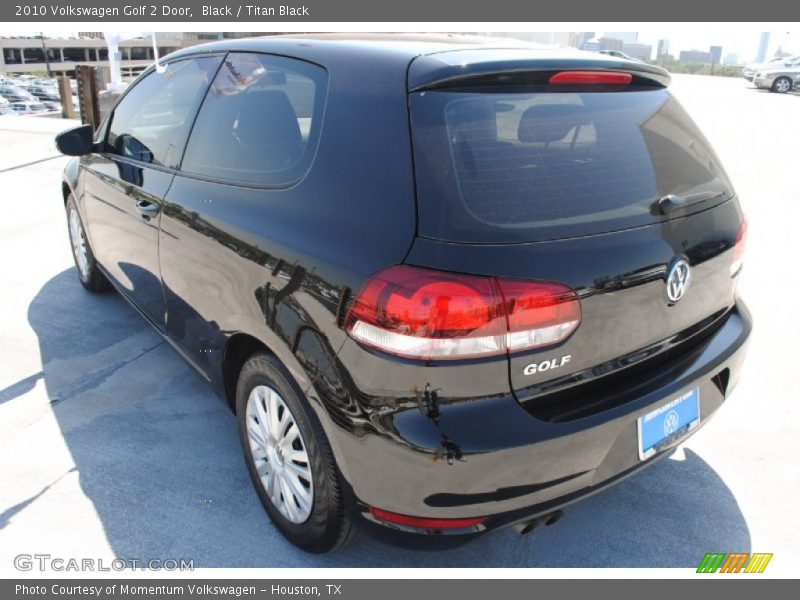 Black / Titan Black 2010 Volkswagen Golf 2 Door