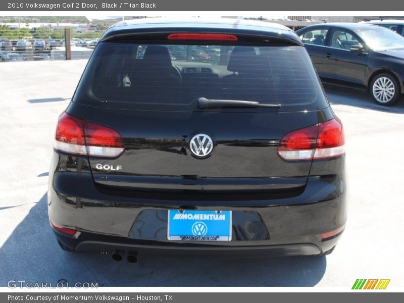 Black / Titan Black 2010 Volkswagen Golf 2 Door