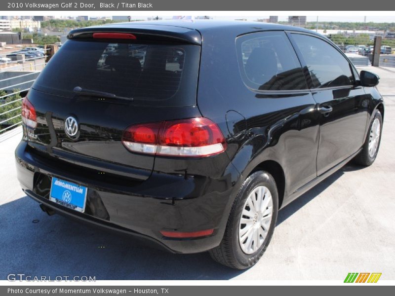 Black / Titan Black 2010 Volkswagen Golf 2 Door