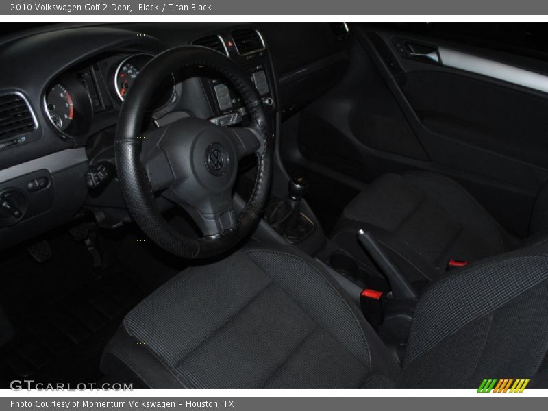 Black / Titan Black 2010 Volkswagen Golf 2 Door